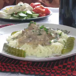 Sour Cream Dish with Beef