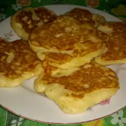 Bulgarian Fritters with cheese