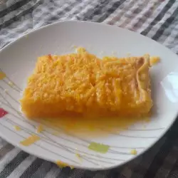 Baked Pumpkin with milk