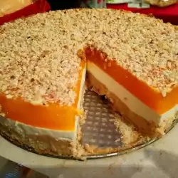 Pumpkin Cheesecake with Cream