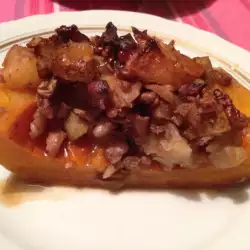 Baked Pumpkin with apples