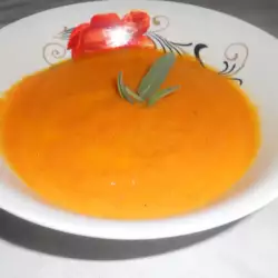 Creamy Carrot Soup with Dill
