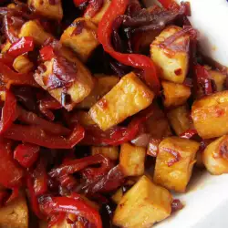 Spicy Tofu with Peppers
