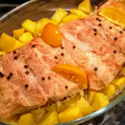 Oven-Baked Silver Carp with Lemons