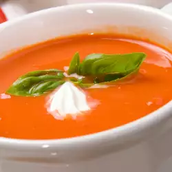 Cream Soup with Basil