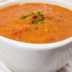 Tomato Soup with garlic