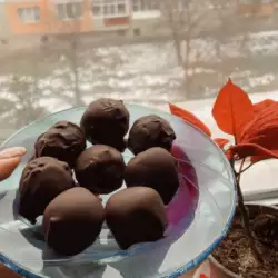 Chocolate Truffles with Peanut Butter