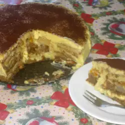 Cake with Cozonac and Coffee