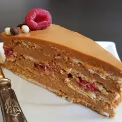 No-Bake Dessert with Raspberries
