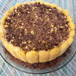 Light and Delicious Cake with Ladyfingers and Pineapple