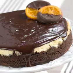 Chocolate Pastry with oranges