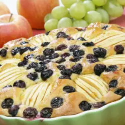 Pastry with Grapes