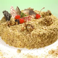 Walnut Cake with butter