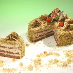 German Cake with Powdered Sugar