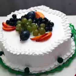 Cream Cake with egg whites