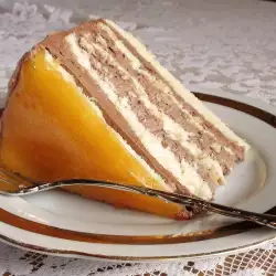 Caramel Cake with eggs