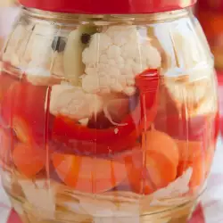 Marinated Bell Peppers with garlic