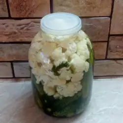 Cauliflower and Gherkin Pickle