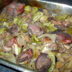 Pork with Leeks and Onions
