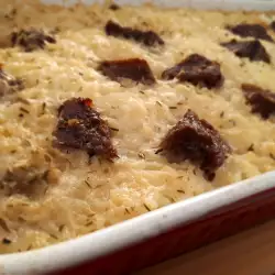 Oven Baked Rice with beef
