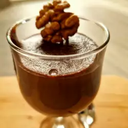 Vegan Cocoa Pudding with Walnut Milk