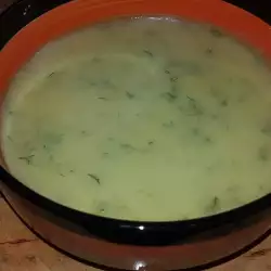 Cream of Zucchini Soup with Olive Oil
