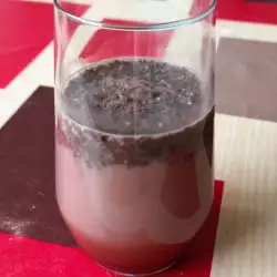 Dessert in a Cup with Milk