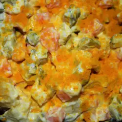 Russian Salad with peas