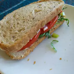 Sandwich with Arugula