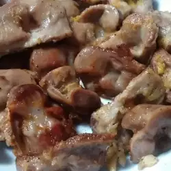 Chicken Gizzards with Butter and Garlic