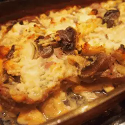 Baked Pork Chops with Processed Cheese