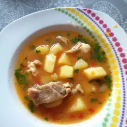 Chicken Stew with Garlic