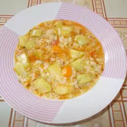 Pepper Stew with Zucchini