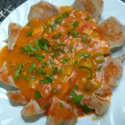Stewed Pork Tongue with a Tomato Sauce