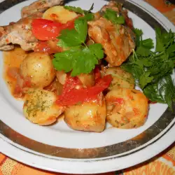 Pork and Potatoes with Tomatoes