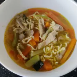 Noodles with Vegetable Broth