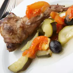 Roasted Rabbit with wine
