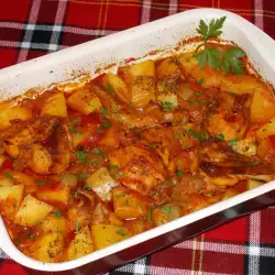 Rabbit and Potatoes with Peppers