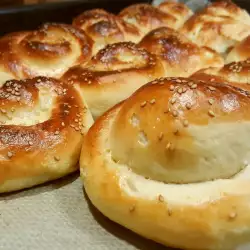 Feta Cheese Buns with cheese