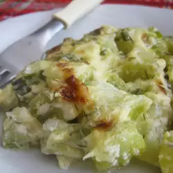 Oven Baked Zucchini with garlic