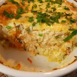 Casserole with rice