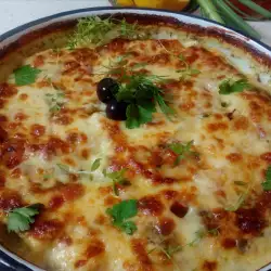 Casserole with Chicken, Vegetables and Cream