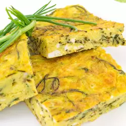 Frittata with cheese