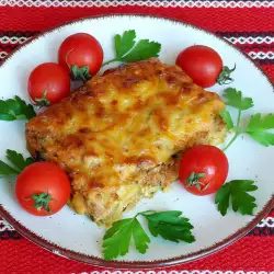 Casserole with parsley