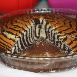 Zebra Cake with Baking Powder