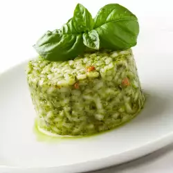 Risotto with olive oil