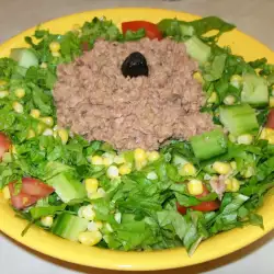 Green Salad with tuna