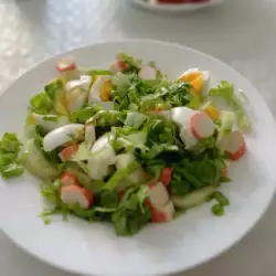 Green Salad with lettuce