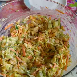 Cucumber Salad with Cabbage
