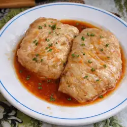 Classic Sarma with Sauerkraut, Minced Meat and Rice